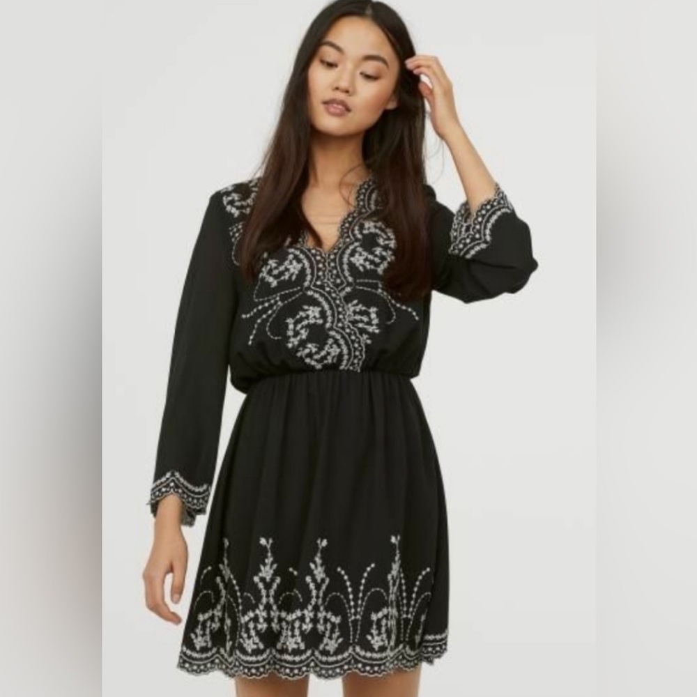Divided+H&M XXS Black Dress